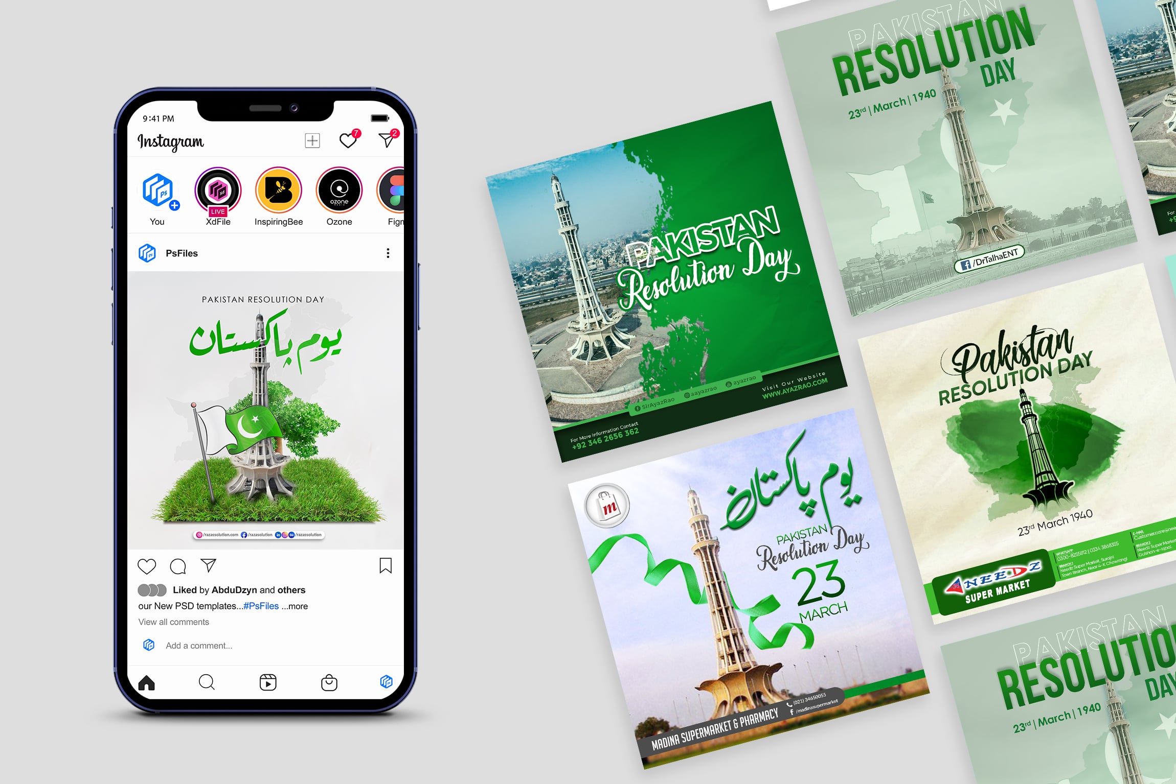 Adobe Photoshop Expert - Instagram Mockup Design